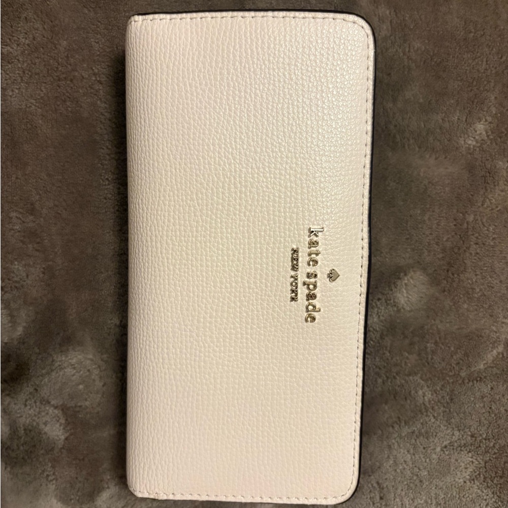 Kate Spade Ivory Wallet with Logo